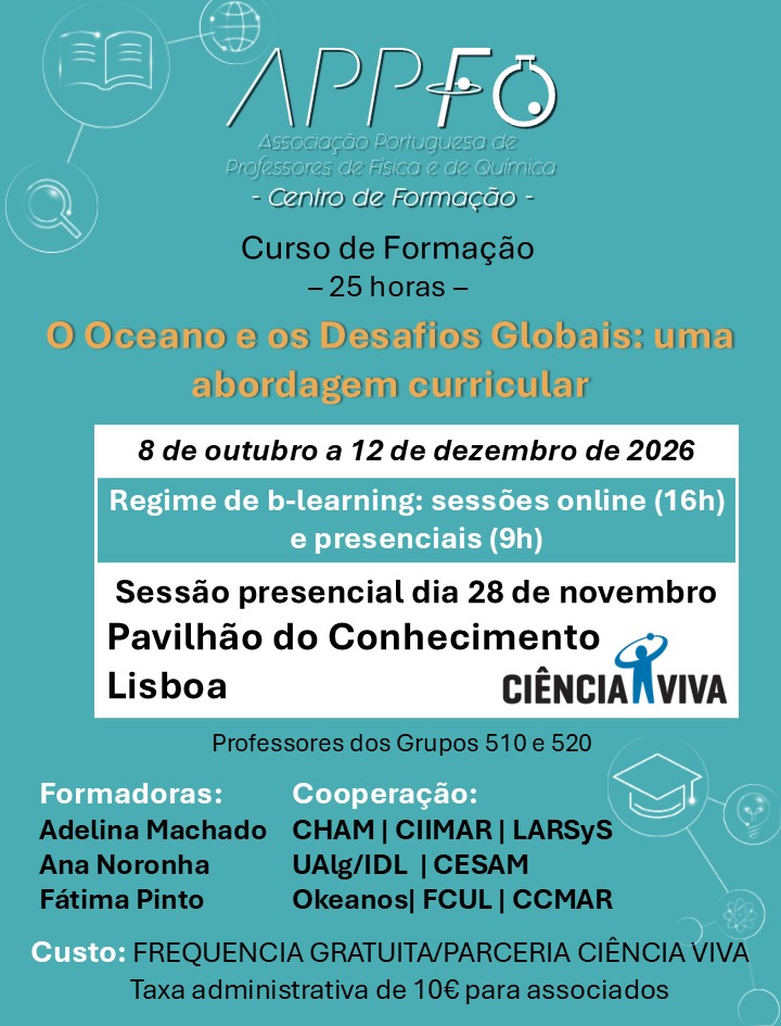 Curso de Formação- O Oceano e os Desafios Globais: uma abordagem curricular